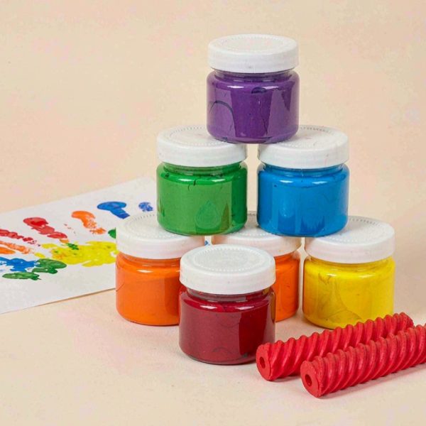 哦小姆 Washable Finger Paint Set (6 Colours)