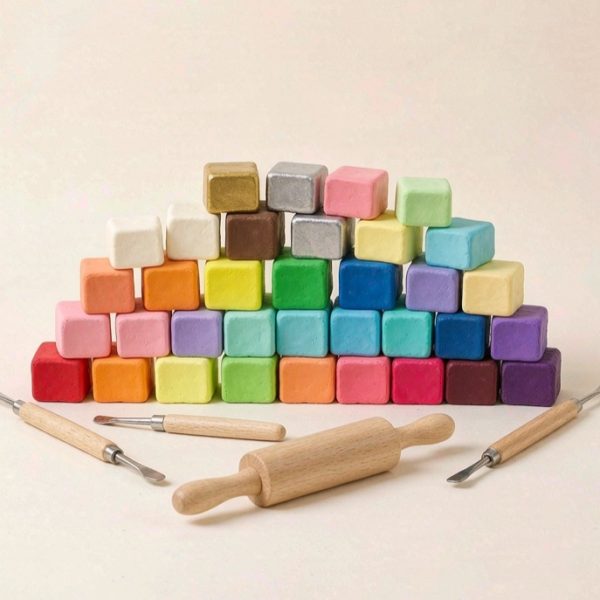 哦小姆 Air-Dry Clay Studio (24 Colours)
