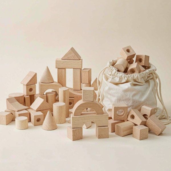 哦小姆 Wooden Building Blocks (100 pcs)