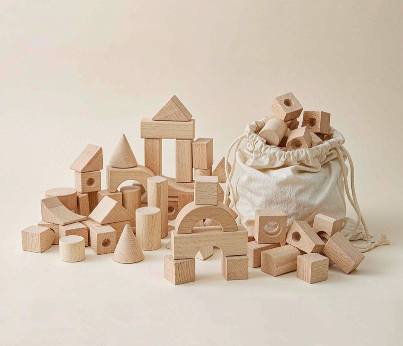 哦小姆 Wooden Building Blocks (100 pcs)